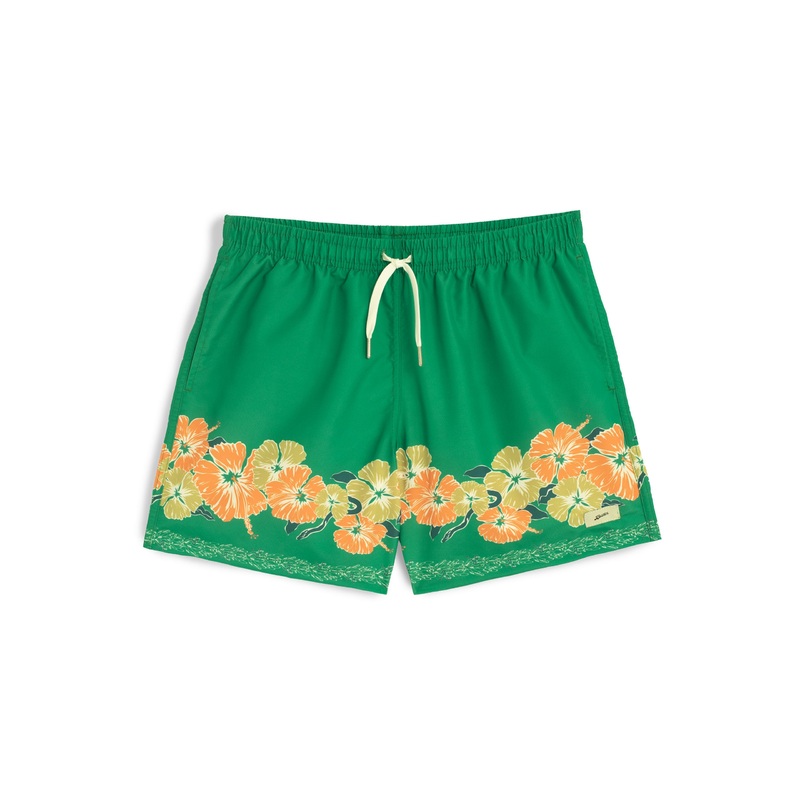 Moss Ornate Bloom Swim Trunk