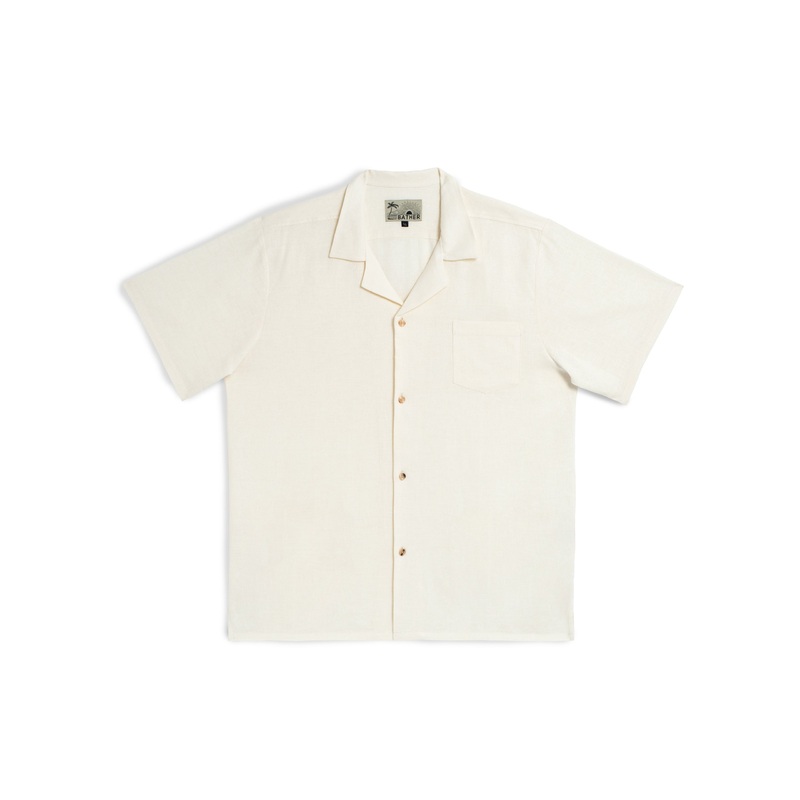 Pearl Linen Camp Shirt