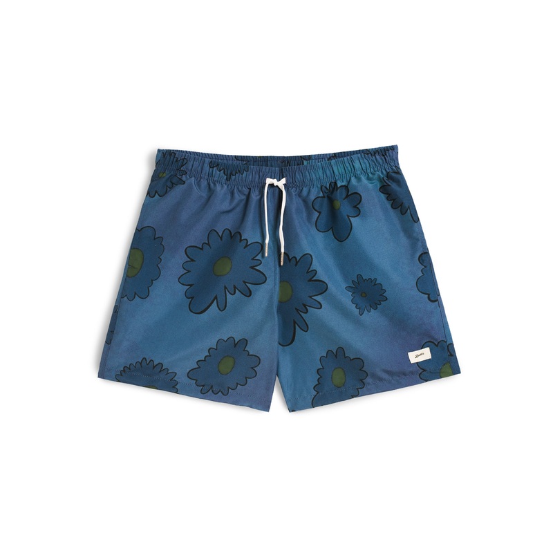 Sapphire Bloomscape Swim Trunk