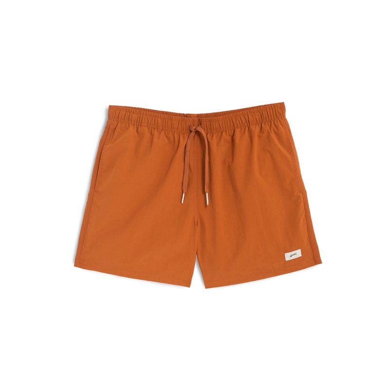 Solid Ginger Swim Trunk