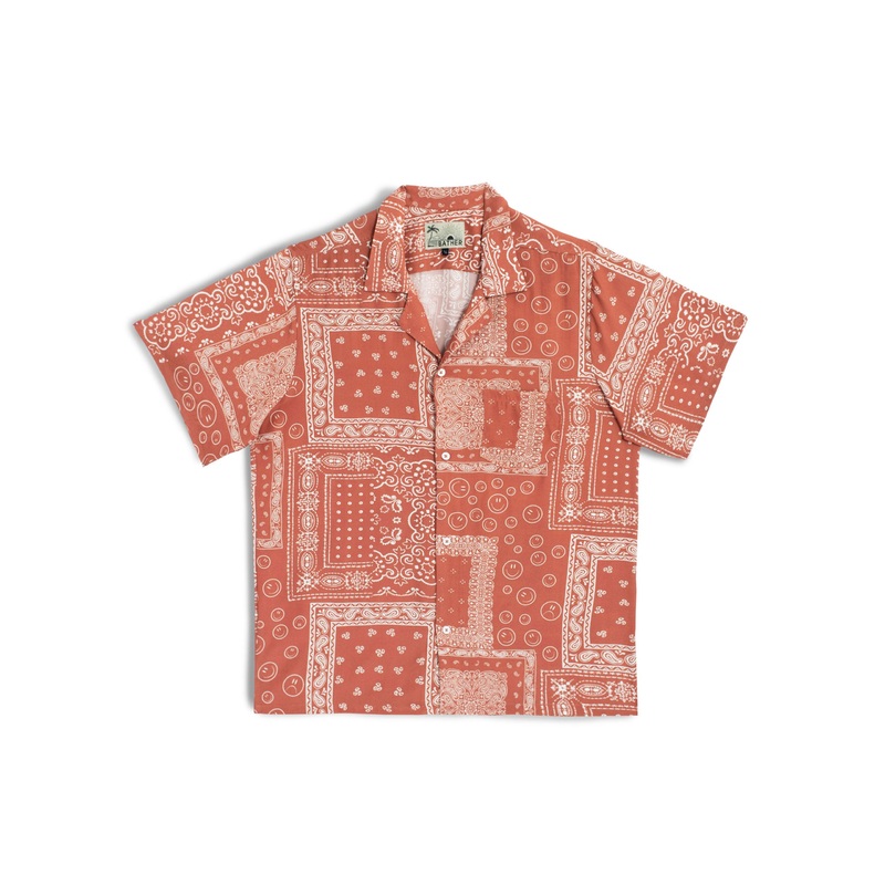 Terracotta Bandana Camp Shirt