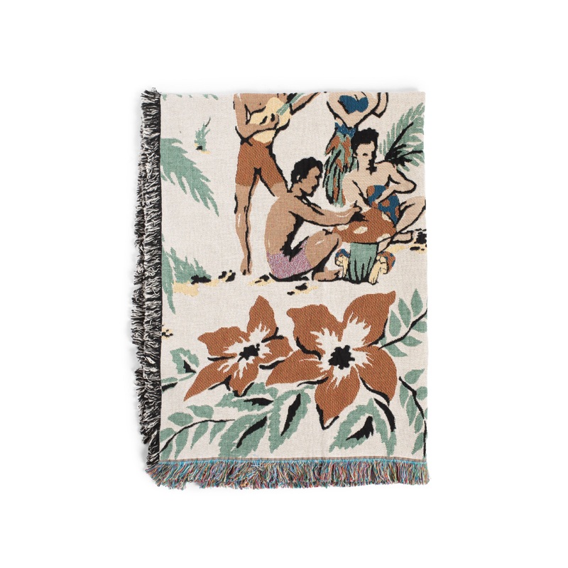 Trippin' Beach Throw Blanket