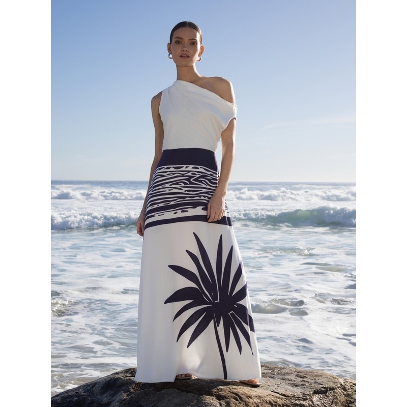 Alba FSC Certified Viscose Dress  Maja Navy