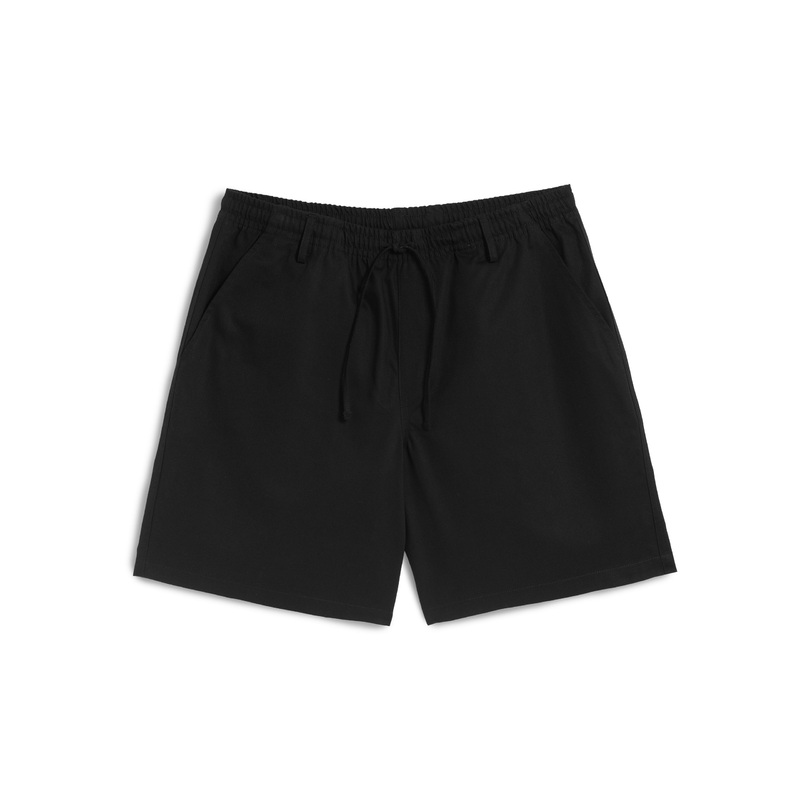 Black Herringbone Leisure Short