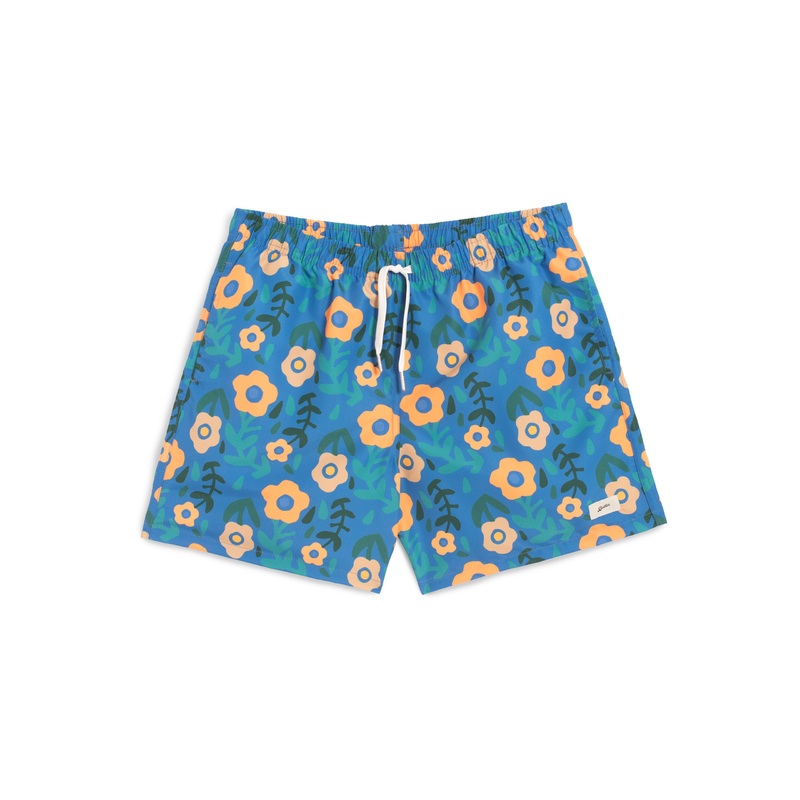 Cobalt Meadow Swim Trunk