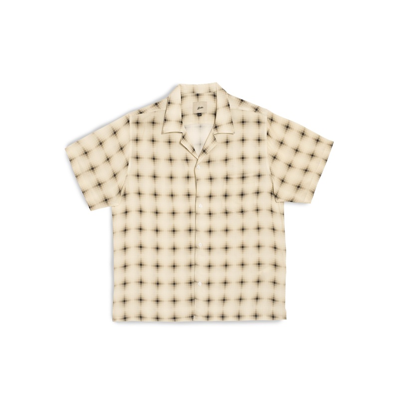 Ivory Digi Plaid Camp Shirt