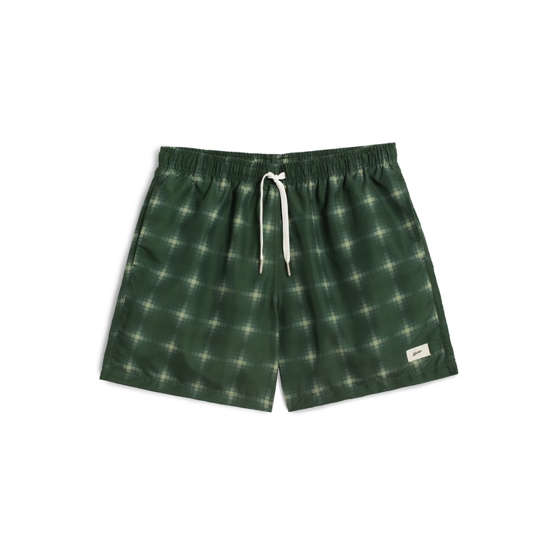 Juniper Digi Plaid Swim Trunk