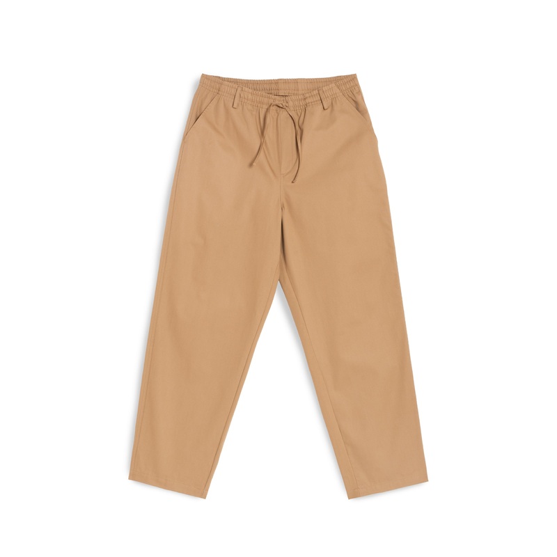 Khaki Herringbone Leisure Pant