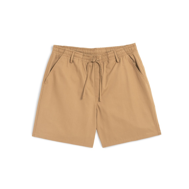 Khaki Herringbone Leisure Short