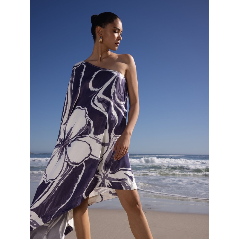 Mini Satu FSC Certified Viscose Dress - Sora Navy