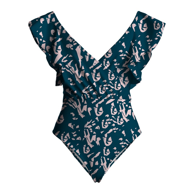 Nabu Swimsuit - Batik Blu