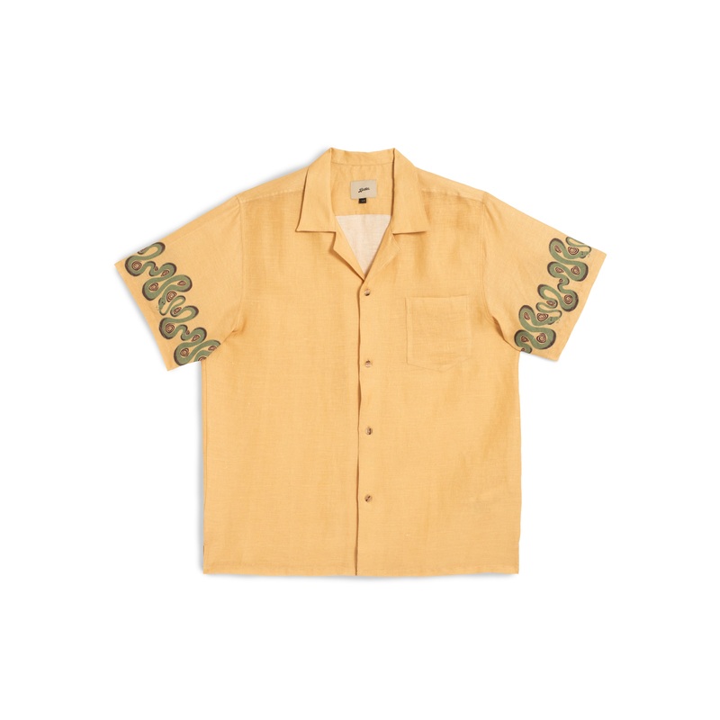 Oat Dizzy Boa Camp Shirt