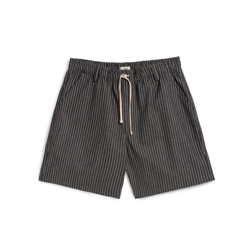 Oxford Stripe Denim Leisure Short