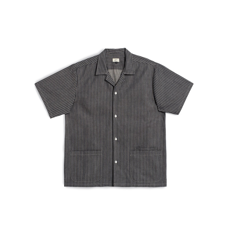 Oxford Stripe Denim Traveler Shirt