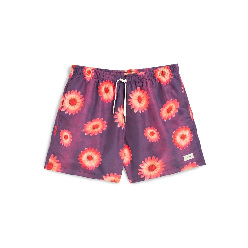 Raspberry Air Garden Swim Trunk