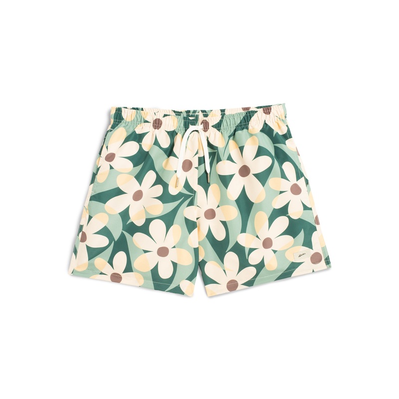 Tea Daisy Trip Swim Trunk