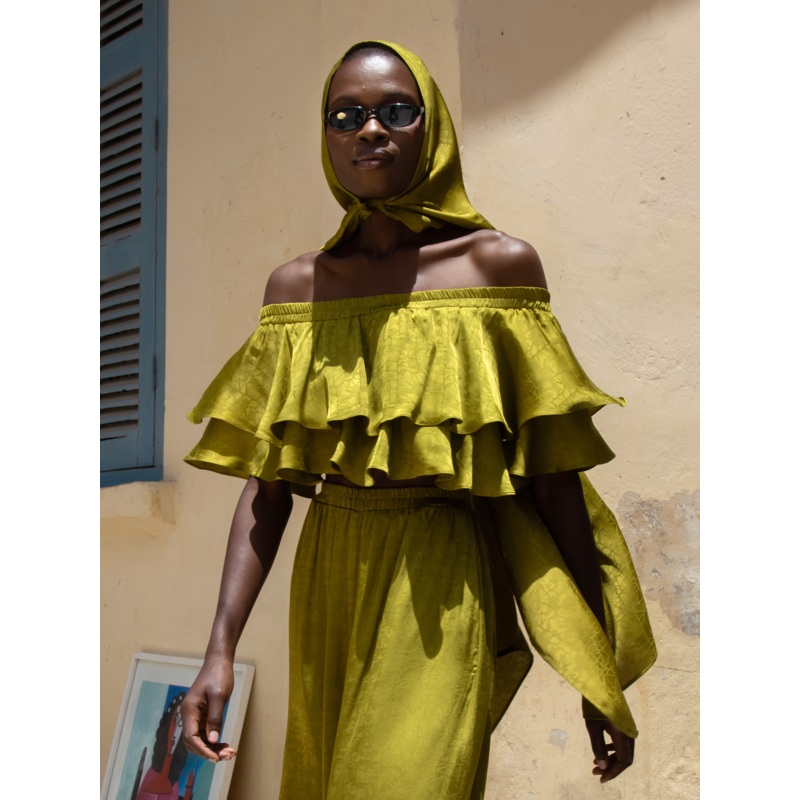 Wairu Top - Ayel Olive