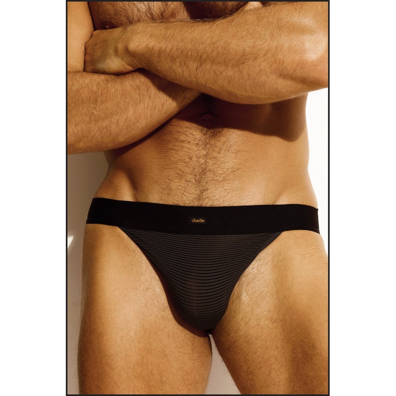 Classic Jockstrap - NOIR STRIPE