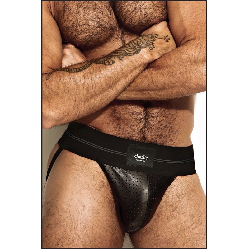 Pro Jockstrap - PERFORATED LEATHER