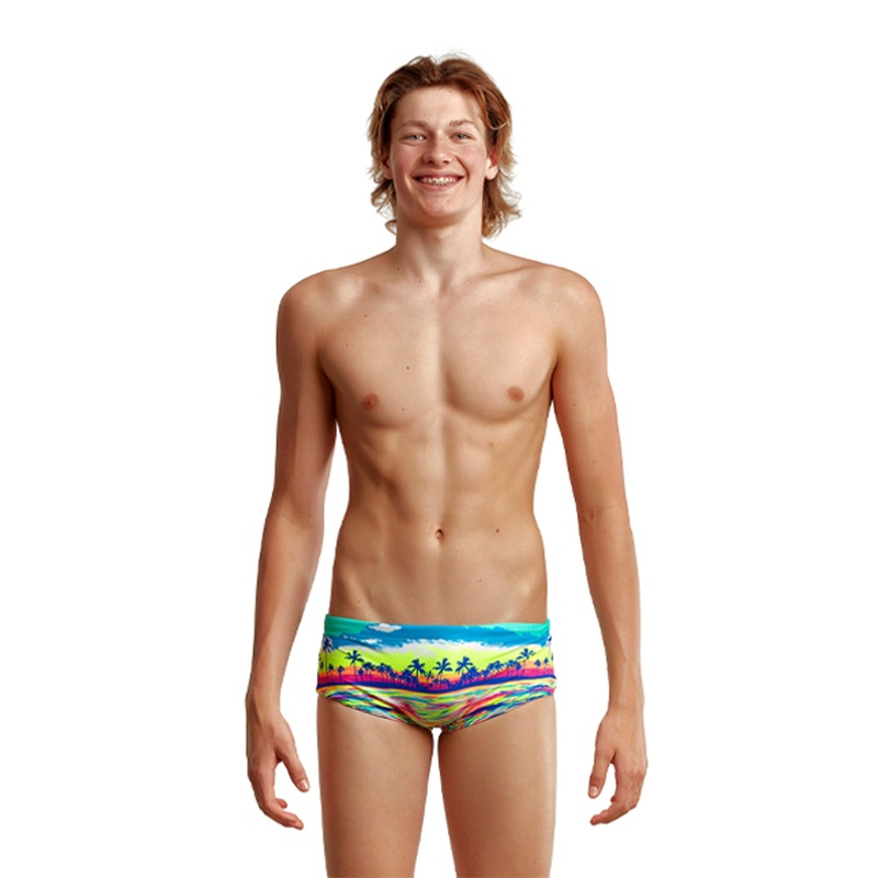Boy's Sidewinder Trunk Swimsuit - Perfect Wave