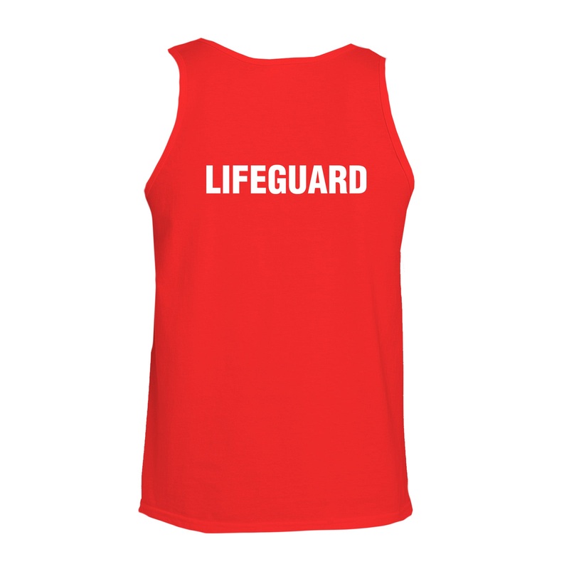 "Lifeguard" Tank Top - Red