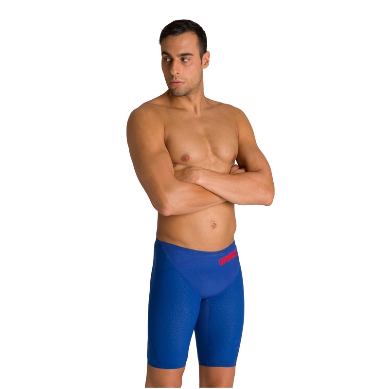 Men's Blue Powerskin Carbon Glide Jammer Racing Suit - Blue