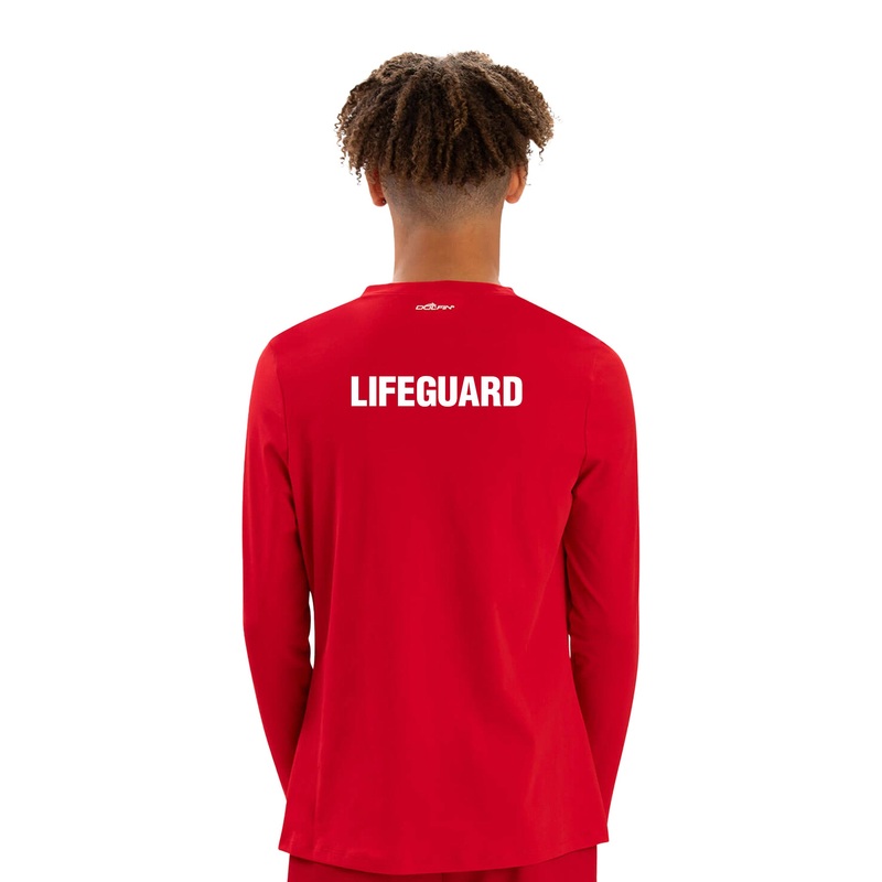 Men's ''Lifeguard'' Rashguard - Red