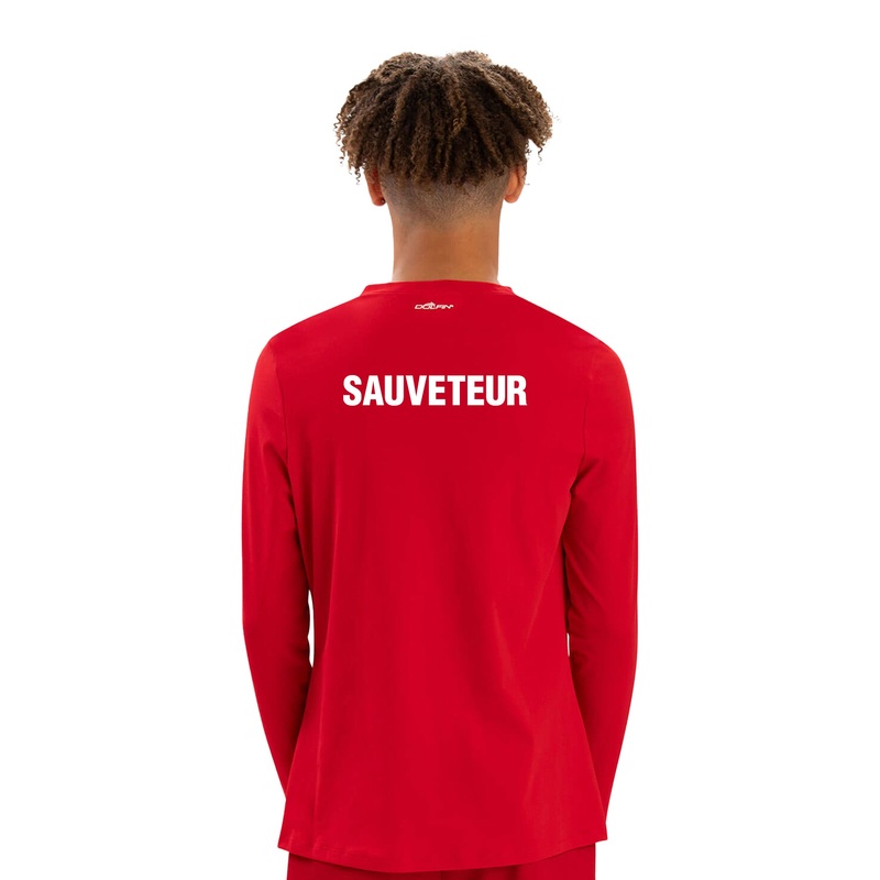 Men's ''Sauveteur'' Rashguard - Red