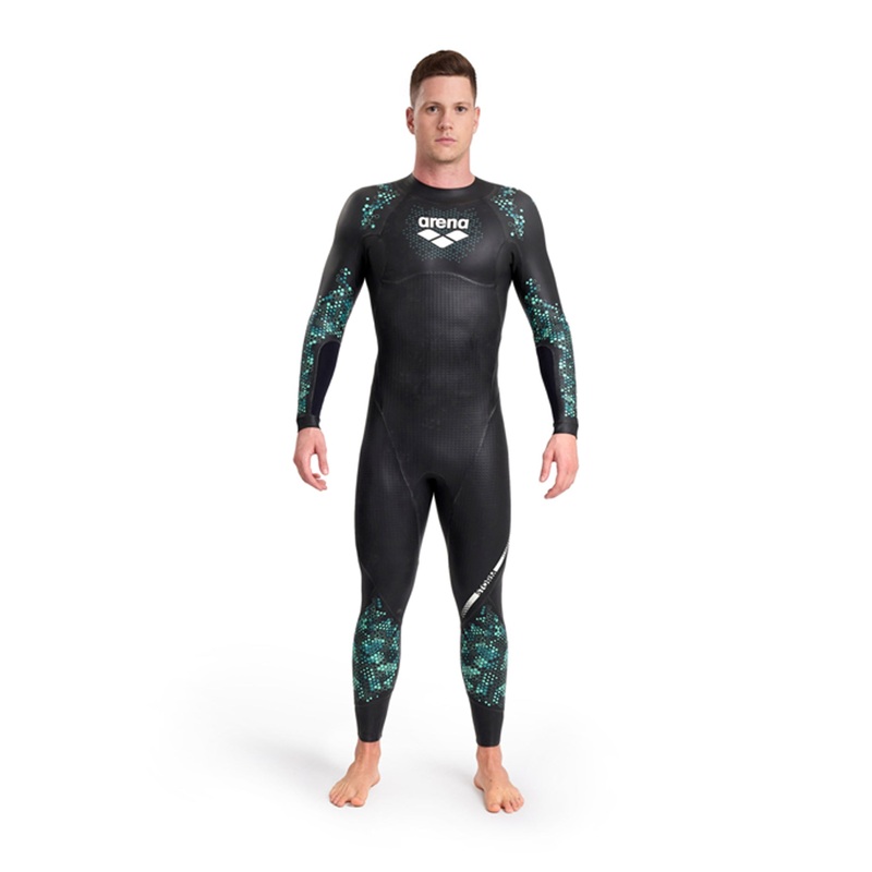 Men's Storm Wetsuit - Coral/Blue/Black
