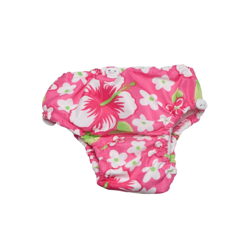 Adjustable Swim Diaper - Pink Flowers