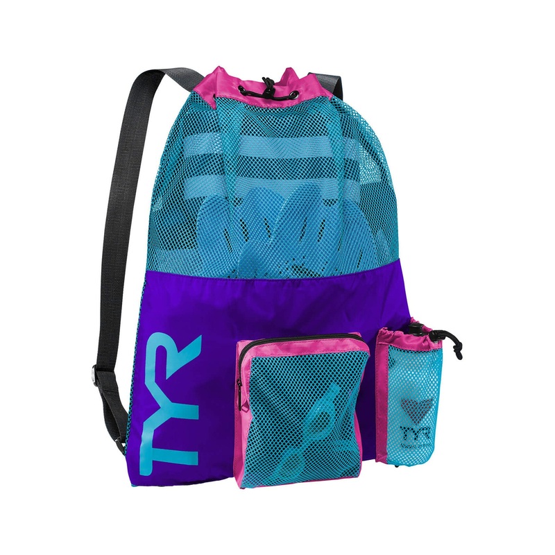 Big Mesh Mummy 40L Backpack - Purple/Pink