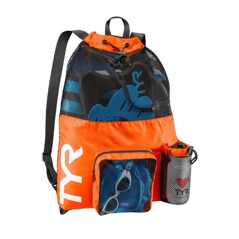 Big Mesh Mummy Backpack - Orange
