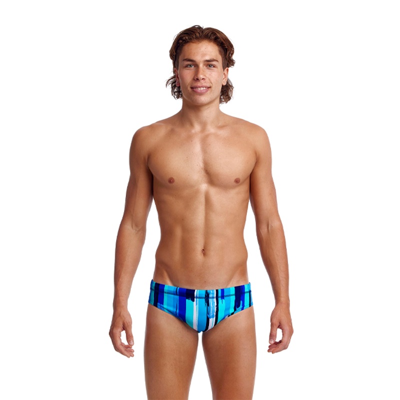 Boy's Brief Swimsuit - Roller Paint