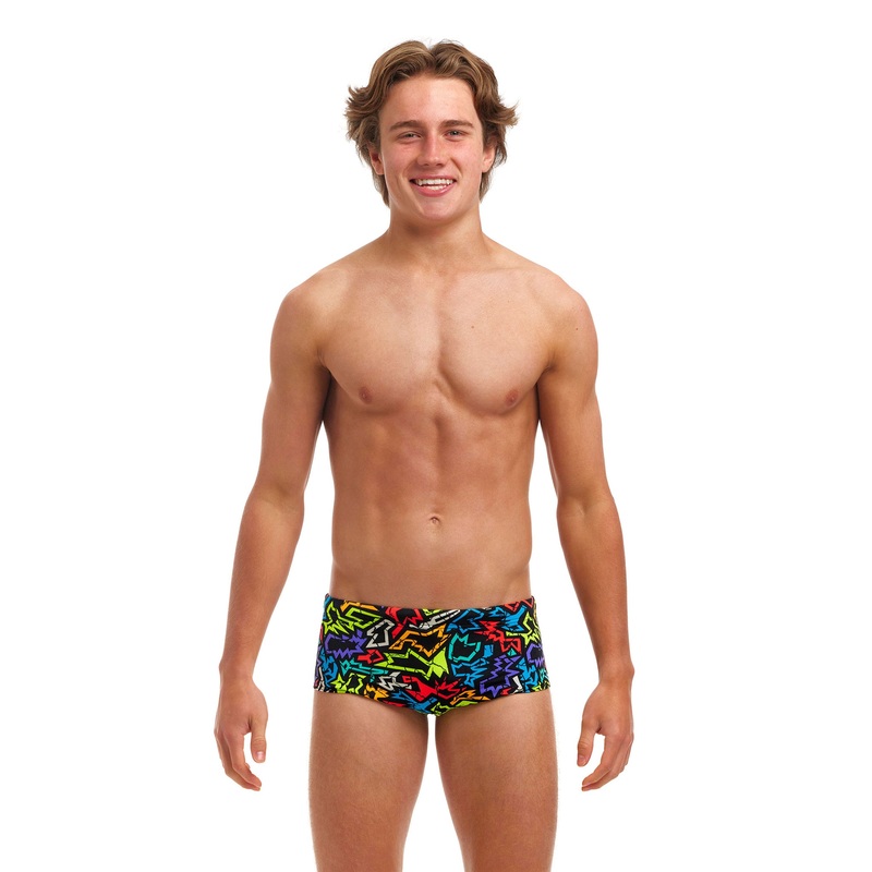 Boy's Sidewinder Trunk Swimsuit - Funk Me