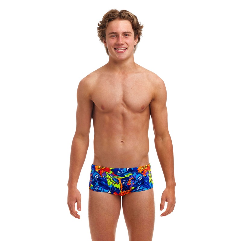 Boy's Sidewinder Trunk Swimsuit - Mixes Mess