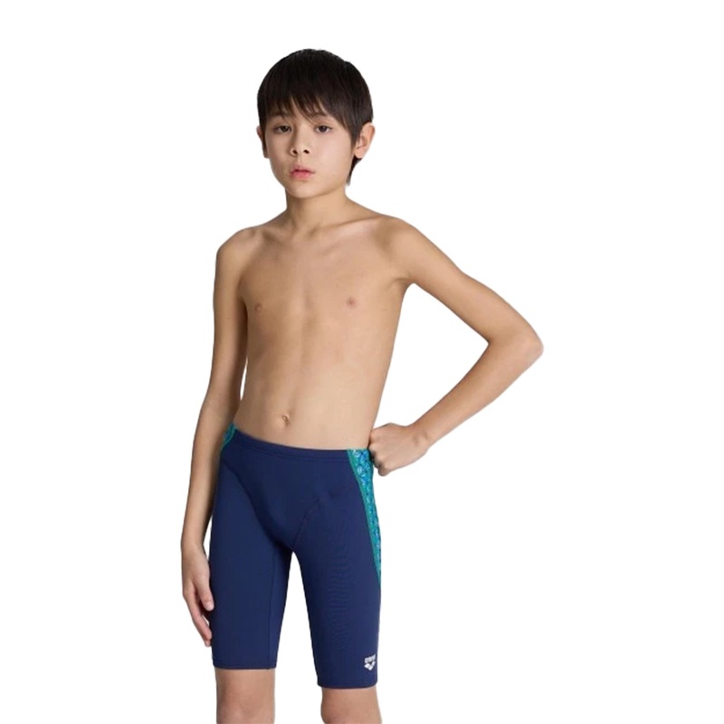 Boy's  Starfish Jammer Swimsuit - Navy/Turquoise