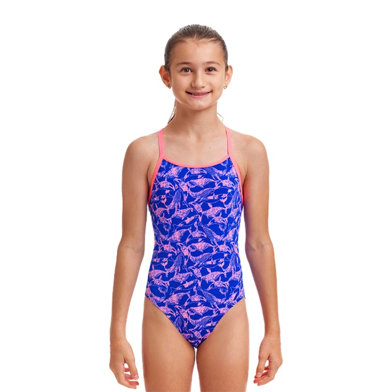 Girl's Swimsuit Diamond Back - Minky Pinky