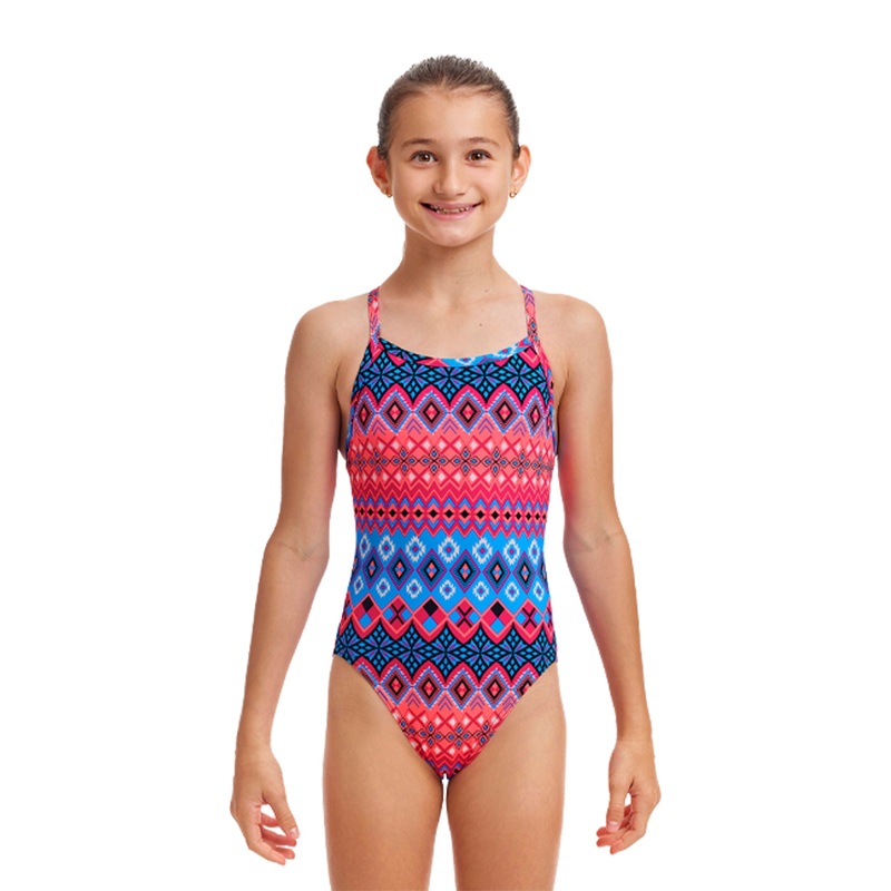 Girl's swimsuit - single strap Tinsel Town
