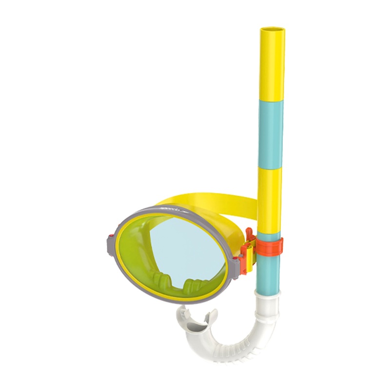 Junior Lido Retro Mask and Snorkel Set - Yellow