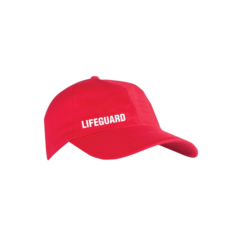 'Lifeguard'' Baseball Cap - Rouge