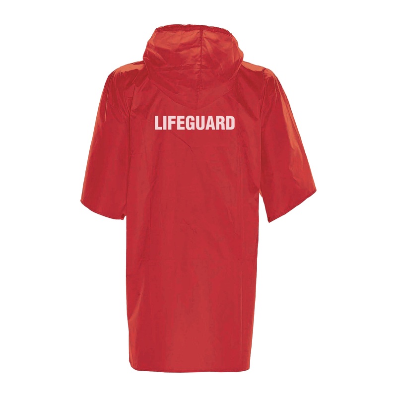 'Lifeguard'' Poncho - Red