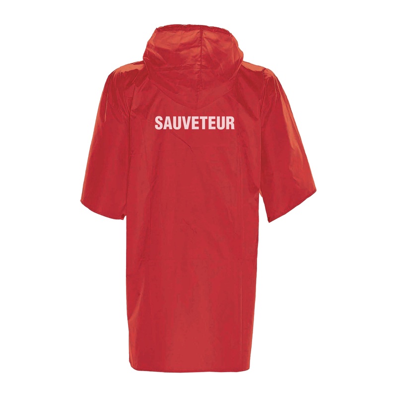 "Sauveteur" Poncho - Red