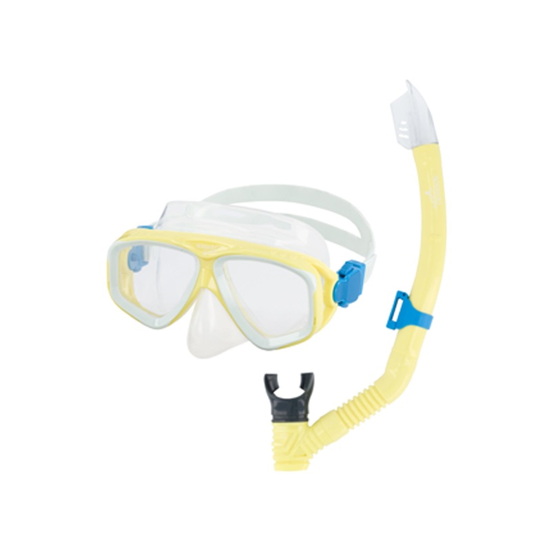 Adult Adventure Mask and Snorkel Set - Yellow