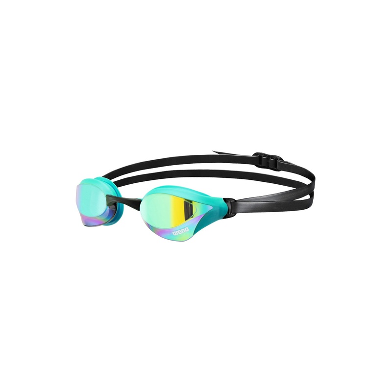 Cobra Core Swipe Mirror Swim Goggles - Emerald/Peacock