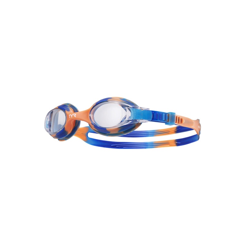 Kid's Swimple Tie-Dye Swim Goggles - Blue/Orange