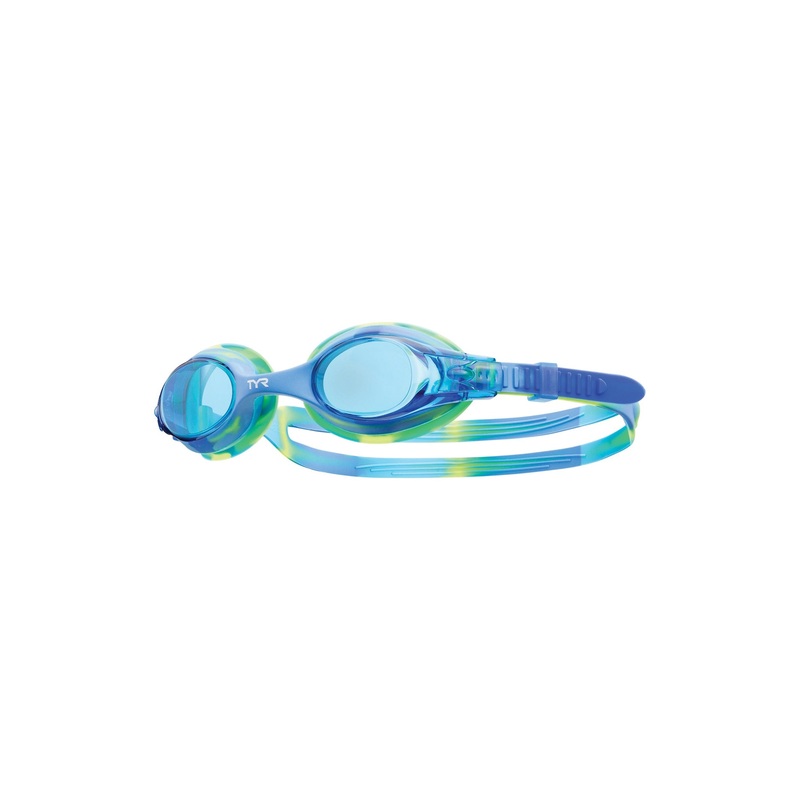 Kid's Swimple Tie-Dye Swim Goggles - Green/Blue