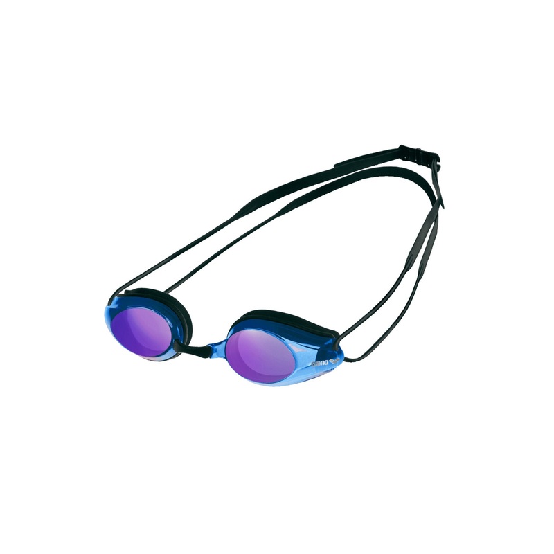 Tracks Mirror Swim Goggles - Black/Blue