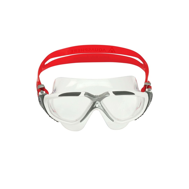 Vista Swim Goggles - Red/White/Smoke