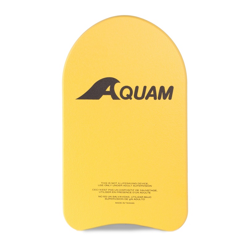 Aquam Flexible Kickboard - Yellow