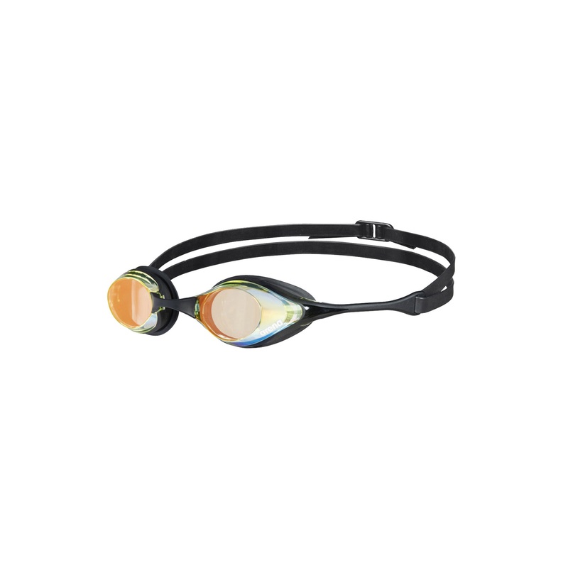 Cobra Swipe Mirror Swim Goggles - Black/Yellow